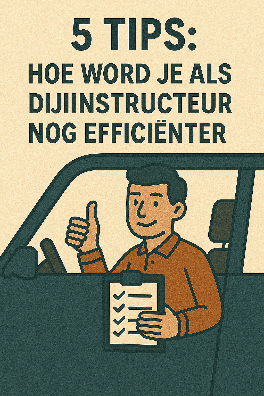 5 tips: hoe word je als rijinstructeur nog efficiënter